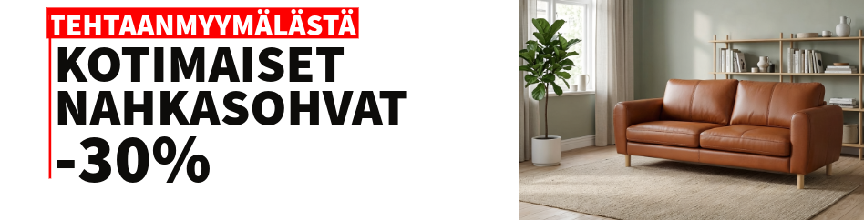 nahkasohvat -30% kampanja soft-kaluste